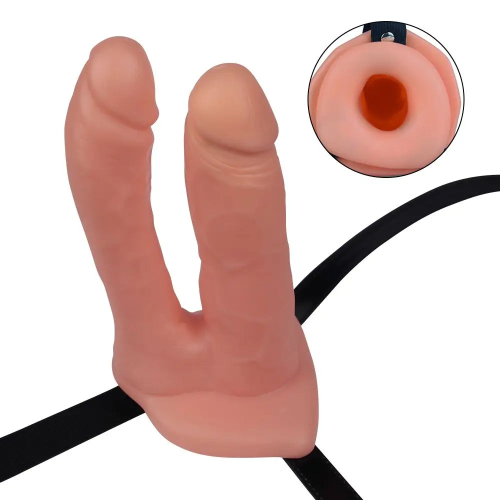 Strap On Unisex Hollow Double - Sexy Love