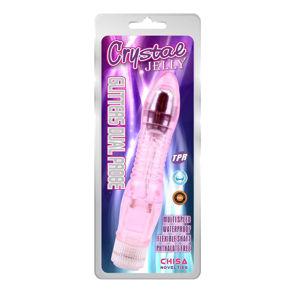 Classic Vibrator Glitters Probe 22 cm