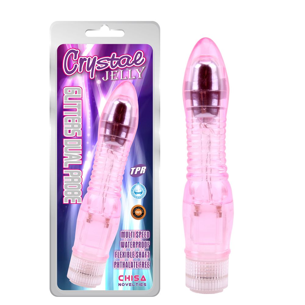 Classic Vibrator Glitters Probe 22 cm