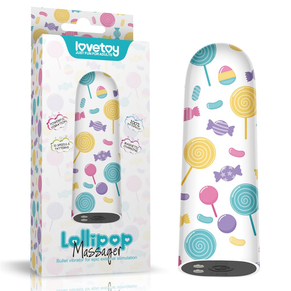 Lollipop Clitoral Vibrator Massager